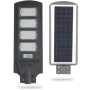 Yüksek Güçlü Park Bahçe Solar Aydınlatma Dış Mekan 120 Watt Güneş Enerjili LED Lamba