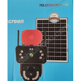 Sim Kartlı 4G Solar PTZ Dual Lens Panaromik Sirenli Alarmlı Kablosuz Güvenlik Kamerası
